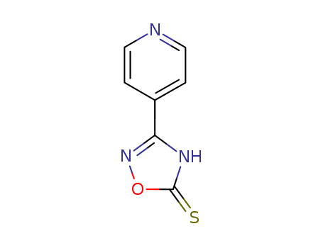 1,2,4-Oxadiazole-5(2H)-thione,3-(4-pyridinyl)-