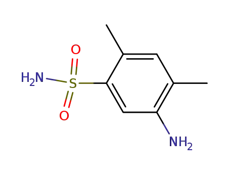 Molecular Structure of 34684-45-2 (Benzenesulfonamide, 5-amino-2,4-dimethyl- (9CI))