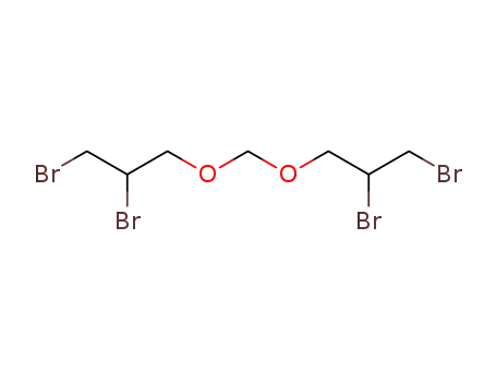 Molecular Structure of 34446-11-2 (METHYLENE GLYCOL BIS(2,3-DIBROMOPROPYL) ETHER)