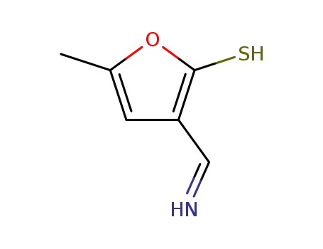 2-Furanthiol,3-(iminomethyl)-5-methyl-(9CI)