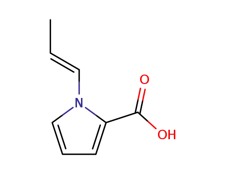 1-[(E)-1-プロペニル]-1H-ピロール-2-カルボン酸