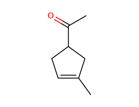 Molecular Structure of 34498-99-2 (Ethanone, 1-(3-methyl-3-cyclopenten-1-yl)- (9CI))