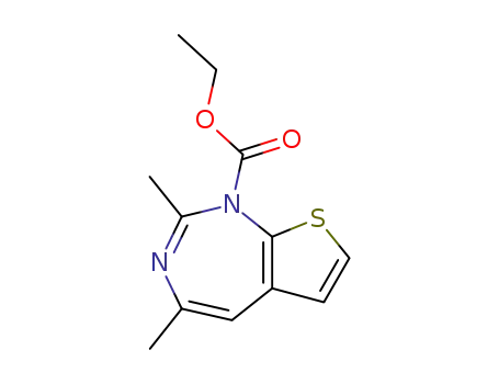 2,4-Dimethyl-thieno[2,3-d][1,3]diazepine-1-carboxylic acid ethyl ester