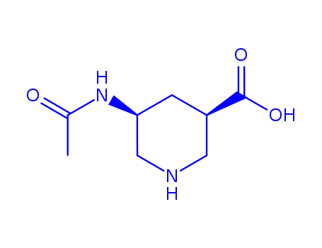 3-Piperidinecarboxylic  acid,  5-(acetylamino)-