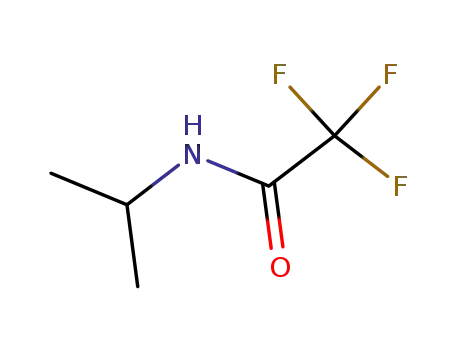 Molecular Structure of 348-76-5 (AcetaMide, 2,2,2-trifluoro-N-(1-Methylethyl)-)