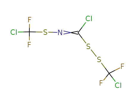 1-[(クロロジフルオロメチル)ジチオ]-N-[(クロロジフルオロメチル)チオ]ホルムイミド酸クロリド