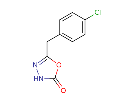 Best price/ 5-[(4-Chlorophenyl)methyl]-1,3,4-oxadiazol-2-ol  CAS NO.34547-04-1