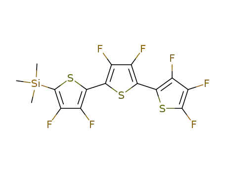 (3,4,3',4',3'',4'',5''-heptafluoro-[2,2';5',2'']terthiophen-5-yl)-trimethyl-silane