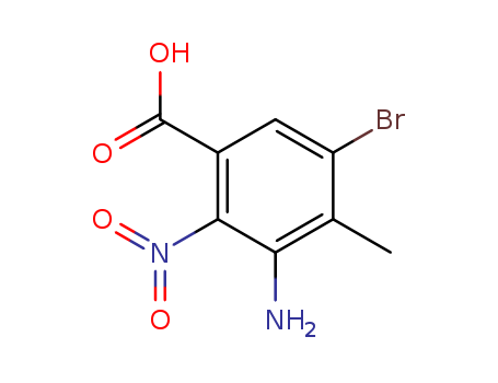 2-NITRO-3-AMINO-4-METHYL-5-BROMOBENZOIC ACID