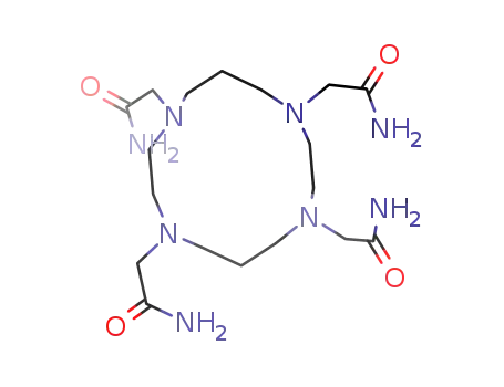 Molecular Structure of 345612-63-7 (1,4,8,11-Tetrakis(aminocarbonylmethyl)-1,4,8,11-tetraazacyclotetradecane)