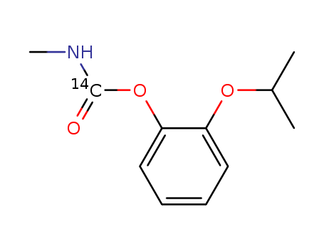 2-(propan-2-yloxy)phenyl methyl(~14~C)carbamate