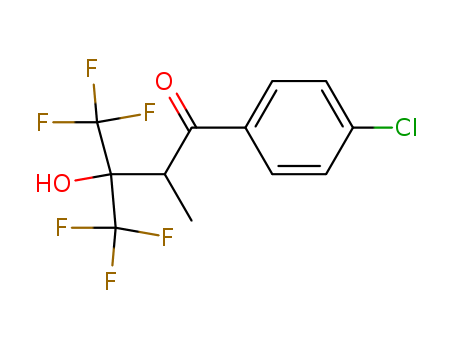 1-Butanone,1-(4-chlorophenyl)-4,4,4-trifluoro-3-hydroxy-2-methyl-3-(trifluoromethyl)-