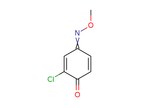 2,5-CYCLOHEXADIENE-1,4-DIONE,2-CHLORO-,4-(O-METHYLOXIME)