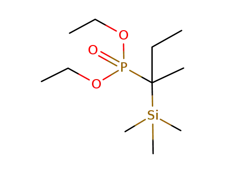(1-Methyl-1-trimethylsilanyl-propyl)-phosphonic acid diethyl ester