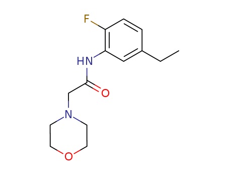 4-Morpholineacetanilide, 5-ethyl-2-fluoro-