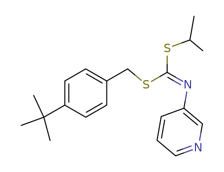 (4-(1,1-DIMETHYLETHYL)PHENYL)METHYL 1-METHYLETHYL-PYRIDIN-3-YLCARBONIMIDODITHIOATECAS