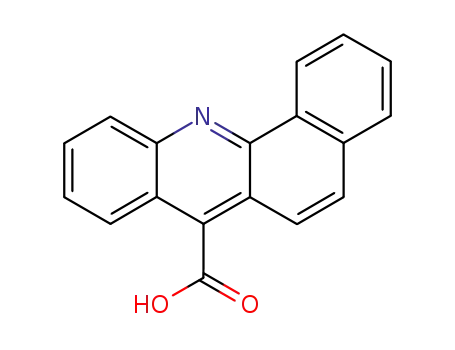 Molecular Structure of 34623-43-3 (benzo[c]acridine-7-carboxylic acid)