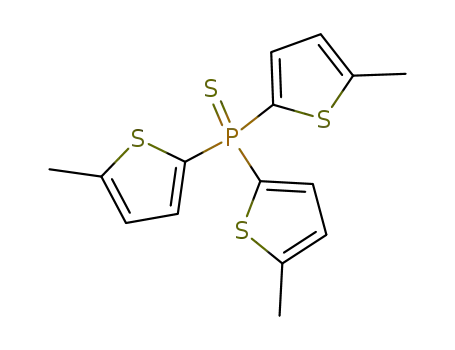 Molecular Structure of 34762-02-2 (Tris(5-methyl-2-thienyl)phosphine sulfide)