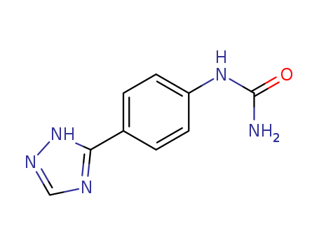 Urea, 1-(4-(1H-1,2,4-triazol-5-yl)phenyl)-