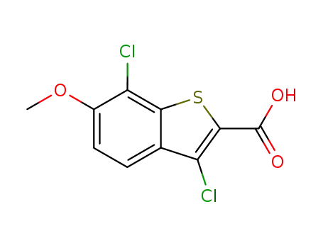 3,7-디클로로-6-메톡시-벤조[B]티오펜-2-카르복실산
