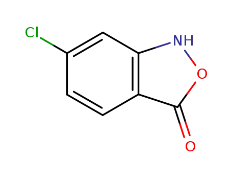 Molecular Structure of 344779-30-2 (2,1-Benzisoxazol-3(1H)-one,6-chloro-(9CI))
