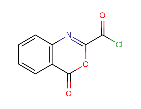 Molecular Structure of 344413-46-3 (4H-3,1-Benzoxazine-2-carbonyl chloride, 4-oxo- (9CI))