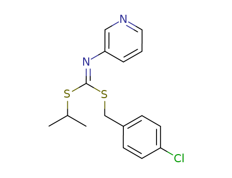 (4-CHLOROPHENYL)METHYL 1-METHYLETHYL-PYRIDIN-3-YLCARBONIMIDODITHIOATECAS