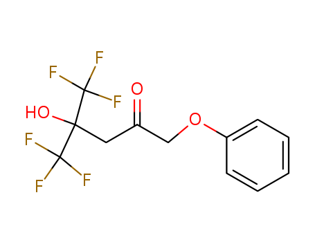 2-Pentanone,5,5,5-trifluoro-4-hydroxy-1-phenoxy-4-(trifluoromethyl)- cas  34844-32-1