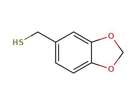 Molecular Structure of 34817-07-7 (3,4-METHYLENEDIOXYBENZYL MERCAPTAN)