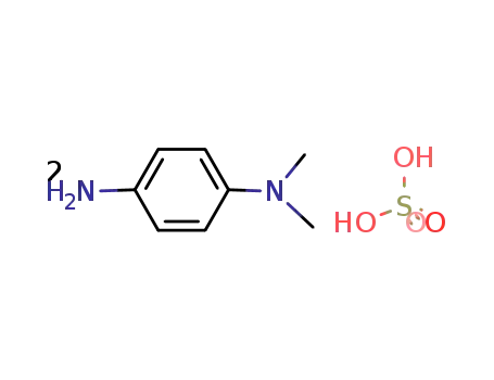 Molecular Structure of 6219-73-4 (4-Amino-N,N-dimethylaniline sulfate)
