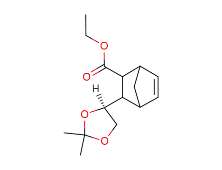 3-((S)-2,2-Dimethyl-[1,3]dioxolan-4-yl)-bicyclo[2.2.1]hept-5-ene-2-carboxylic acid ethyl ester