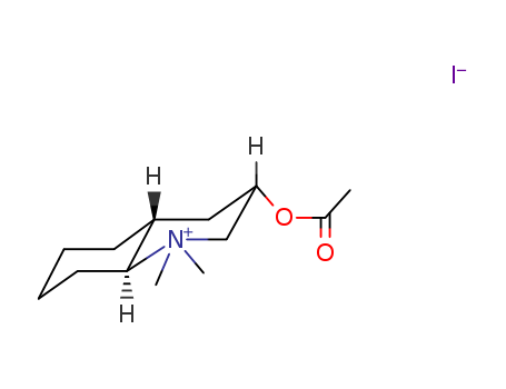 Quinolinium,3-(acetyloxy)decahydro-1,1-dimethyl-, iodide (1:1) cas  34785-15-4