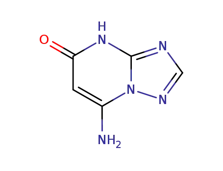Molecular Structure of 35186-69-7 (7-Amino-S-Triazolo(1,5-a)Pyrimidin-5(4H)-one)