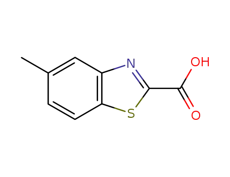 Molecular Structure of 3507-52-6 (2-Benzothiazolecarboxylicacid,5-methyl-(7CI,8CI))