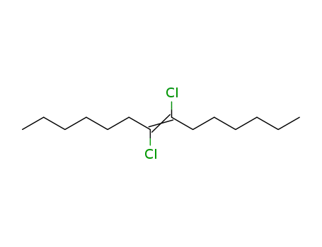 Molecular Structure of 92369-96-5 (7,8-dichloro-tetradec-7-ene)