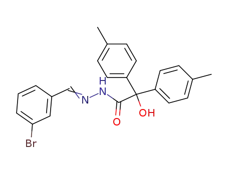 Hydroxy-di-p-tolyl-acetic acid [1-(3-bromo-phenyl)-meth-(E)-ylidene]-hydrazide