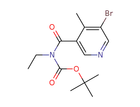 N-BOC-5-bromo-N-ethyl-4-methyl-nicotinamide