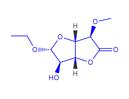 ba-D-글루코푸라노시두론산, 에틸 5-O-메틸-, 감마-락톤(9CI)