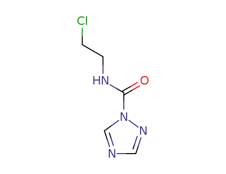 Molecular Structure of 35101-80-5 (N-(2-chloroethyl)-1H-1,2,4-triazole-1-carboxamide)