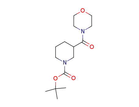 1-Piperidinecarboxylicacid, 3-(4-morpholinylcarbonyl)-, 1,1-dimethylethyl ester