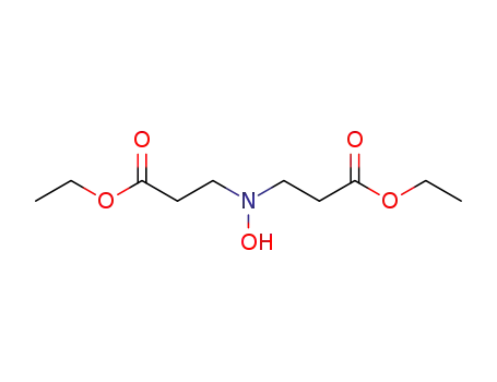Molecular Structure of 1609-27-4 (N,N-bis-[2-(ethylcarboxylato)ethyl]hydroxylamine)