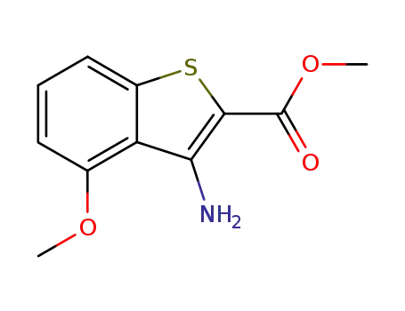 3- 아미노 -4- 메 톡시-벤조 [B] 티 오펜 -2- 카복실산 메틸 에스테르