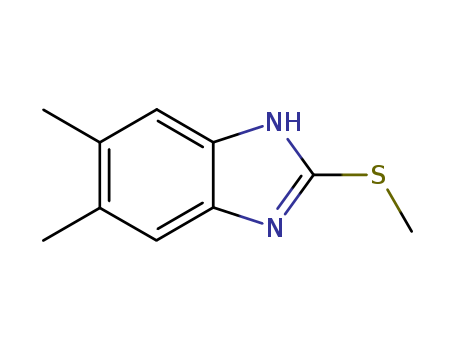 1H-Benzimidazole,5,6-dimethyl-2-(methylthio)-