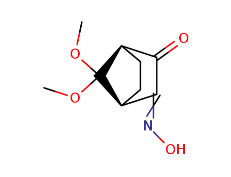비시클로[2.2.1]헵탄-2,3-디온, 7,7-디메톡시-, 모노옥심, (1S,4R)-(9CI)