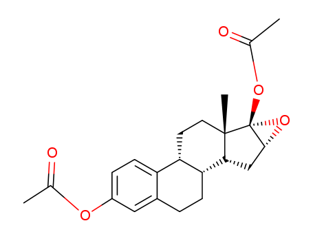 Estra-1,3,5(10)-triene-3,17-diol,16,17-epoxy-, diacetate, (8a,16a,17b)- (9CI)