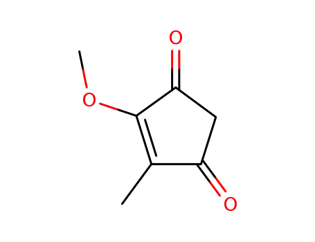 Molecular Structure of 7180-62-3 (4-Methoxy-5-methyl-4-cyclopentene-1,3-dione)