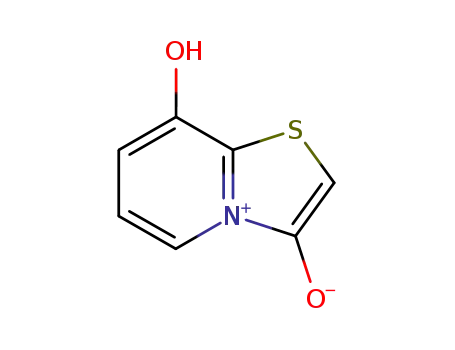 Molecular Structure of 35143-55-6 (8-hydroxy[1,3]thiazolo[3,2-a]pyridin-4-ium-3-olate)