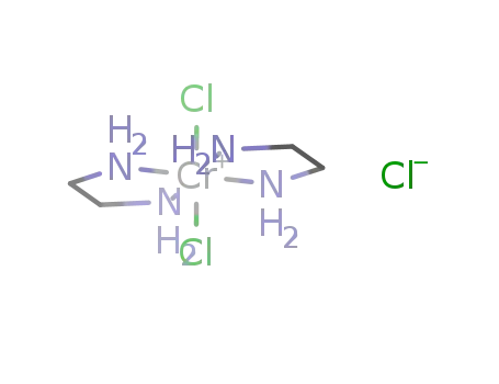 trans-{CrCl<sub>2</sub>(C<sub>2</sub>H<sub>4</sub>(NH<sub>2</sub>)2)2}Cl