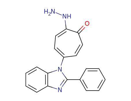 2-HYDRAZINYL-5-(2-PHENYLBENZO[D]IMIDAZOLYL)TROPONE