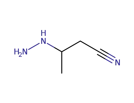 Molecular Structure of 352-18-1 (3-hydrazinobutanenitrile)
